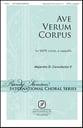 Ave Verum Corpus SATB choral sheet music cover